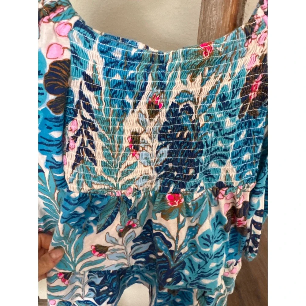 Lilly Pulitzer Kids‎ Mini Jilly Long Sleeved Dress size XS 2-3 cotton